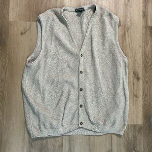 vintage eddie Bauer sweater vest size xl